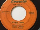 DENNIS PUCKETT & THE ROCKETS INDIANA ROCKABILLY EMERALD LABEL ROCKIN' TEENS