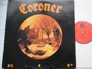 CORONER R.I.P. ORIGINAL 1987 CANADA COBRA (MAZE MUSIC) LP TRASH SPEED METAL LP