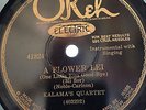 KALAMA'S QUARTET OKEH 41324 HAWAIIAN 78 RPM RECORD E