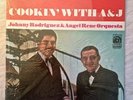 JOHNNY RODRIGUEZ & ANGEL RENE COOKIN' WITH A&J Mardi Gras Descarga latin soul lp