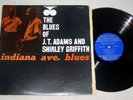 J.T. ADAMS & Shirley GRIFFITH   Indiana Ave. Blues   orig dg 1963 Bluesville LP