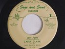 CASEY CLARK: Lost John / Pot Of Gold 45 (heat on edge, plays fine) rare Rockabi