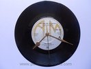 Police - Walking on the moon 7-inch Black Vinyl Record Wall Clock