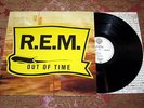 R.E.M. Out Of Time RARE 1991 ORIGINAL 1st PRESS VINYL LP +INNER, OOP REM Monster