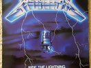 METALLICA - RIDE THE LIGHTNING - 1984 LP FRANCE - MUSIC FOR NATIONS MFN27 - VG++