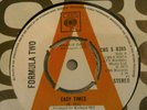 RARE PROMO 45 Formula Two Easy Times/ The Girl Who Lives Next Door NM 