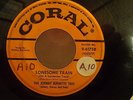 JOHNNY BURNETTE TRIO, THE---LONESOME TRAIN   (Rockabilly 45's)