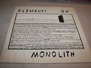 ELEMENTS OF MONOLITH GRIFF RUBY LP NM Audiophile SS478 1978 **