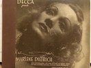 c 78 RPM Marlene Dietrich Decca album 115