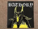 BATHORY – SAME, YELLOW GOAT – 12” LP RECORD ( ORIGINAL 1st PRESS 1984)