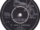 THE FOUR TOPS If I Were A Carpenter 1967  UK 7