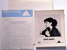 PATTI SMITH Easter Test Pressing Babel Press Release & Autograph 8x10 RARE 1978