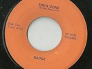 BADGE (KATH) She's Gone / The Stream Rare Private Unknown Garage Psych 45