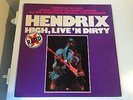 JIMI HENDRIX RARE RED VINYL LP (HIGH, LIVE 'N DIRTY) ON AFEMP 1031  **NR MINT**