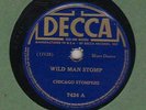 c 78 RPM State Street Ramblers as Chicago Stompers Decca 7424 in V+E-