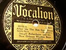 Gold Vocalion 2610 Joseph Robechaux & His New Orleans Rhythm Boys (1933)