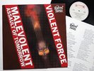VIOLENT FORCE - Malevolent Assault of Tomorrow LP 1987 first press kreator sodom