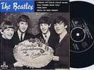 THE BEATLES I Want To Hold Your Hand Danish EP 45PS 1964 Odeon GEOS 209