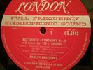 TOP NM COPY LONDON CS-6143 BEETHOVEN Symphony #9 ANSERMET