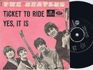 *THE BEATLES Ticket To Ride Danish Danish 45PS 1965 Parlophone Large ?