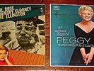 Classic Peggy Lee & Rosemary Clooney autographed  original issue vinyl LP's