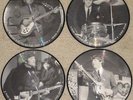 Beatles - Rare Interviews picture disc singles set 4 LIKE NEW Baktabak Records