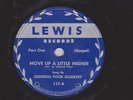 78 RPM General Four Quartet LEWIS 40s Black Gospel *
