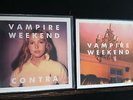 Two Vampire Weekend Albums self titled first release Contra w/inserts & Poster