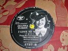 78 rpm- Deanna Durbin- picture label- Japanese Polydor label- original sleeve