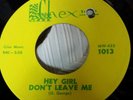 The Technics 45 RPM Record Chex Hey Girl Don't Leave Me Northern Soul