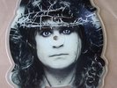 EXCELLENT OZZY OSBOURNE MIRACLE MAN SHAPED VINYL PICTURE PIC DISC