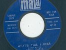 Rockabilly Rocker - David Gates - What's This I Hear / You'll Be My Baby - Mala