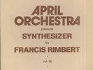 Francis RIMBERT Synthesizer April Orchestra French LP CBS 36 LIBRARY MUSIC