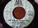Billie Dearborn, You Need Me To Love You 45, Rare Northern Soul On Bell, Promo