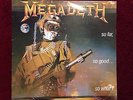 MEGADETH So Far So Good So What LP  Printed Inner