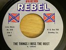 JOHNNY REBEL - Happy Fats ?– The Things I Miss REB REBEL 519 -
