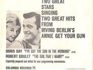 DORIS DAY/ROBERT GOULET--PROMO ONLY PICTURE SLEEVE ON(ANNIE GET YOUR GUN)--PS-