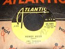 3 VINTAGE 1954 JOE TURNER HONEY HUSH TV MAMA FLIP YELLOW ATLANTIC 45 RPM RECORD