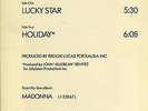 MADONNA Lucky Star/Holiday SIRE US 12-inch VG+ PROMO *