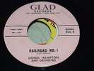 LIONEL HAMPTON Railroad No. 1 RARE MOD JAZZ NORTHERN SOUL 45 Original GLAD