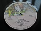 GENESIS Live SCARCE EARLY UK 73 LARGE PINK HATTER EX+ LP. 1st E. J.  DAY COVER.
