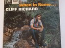 Cliff Richard - When in Rome     UK VINYL LP