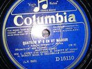 QUATUOR CAPET / MOZART / COLUMBIA D 15110-3