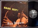 RAY BROWN Bass Hit LP VERVE RECORDS MG V-8022 US 1957 JAZZ MONO Marty Paich