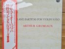 Arthur Grumiaux - J.S.Bach: Violin Sonatas & Partitas - Japan Philips Box 3 LP