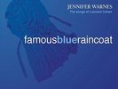 JENNIFER WARNES - FAMOUS BLUE RAINCOAT (180GM) (REISSUE) NEW VINYL
