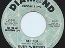 Northern Soul 45 Ruby Winters 'Better'/'I Want Action' Diamond Promo Hear