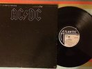 ACDC - Back in Black LP Silver 1980 Atlantic label embossed cover + insert AC/DC