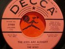 * THE WHO Kids are Alright/A Legal Matter MOD PINK LABEL PROMO Decca 45 HEAR