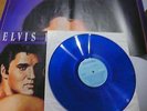 ELVIS PRESLEY     ELVIS BLUE       BLUE VINYL, GIANT POSTER,, FOC